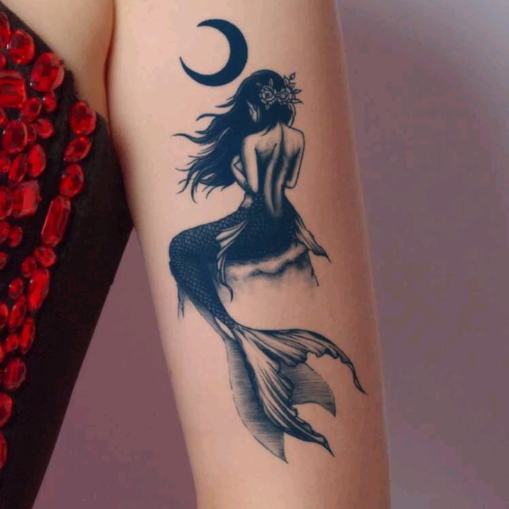 🍉5 for $25* Mermaid Temporary Pectin Tattoo